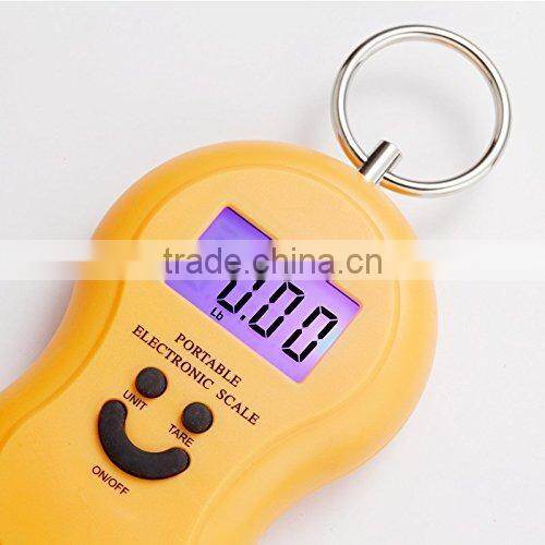 Potable Electronic Scale with Built in Thermometer For Travel /Hanging Luggage/ Fishing Hook / Pocket Food Diet