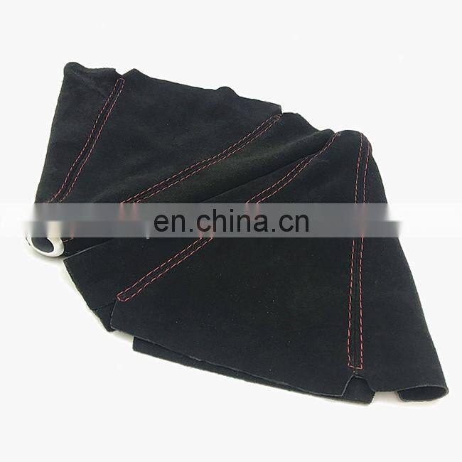 Car Universal PVC leather Green stitct gear shift boot cover