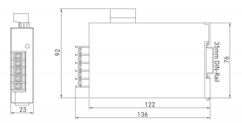 JD194-BS4F7 electrical single phase ac frequency transducer