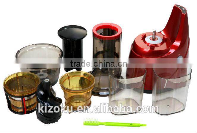 Whole Big Mouth Fruit and Smooth drinks masticating slow juicer