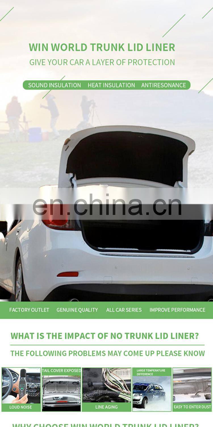 Auto parts manufacturer 84620SNVH00ZA car mats trunk lid liner for Honda Civic 2006-2011