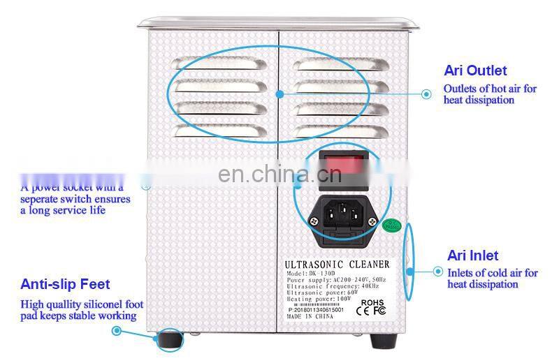 Best Price 2L Ultrasonic Cleaner for Dentist 60W Ultrasonic Cavitation Denture Cleaning
