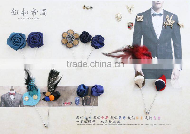 Fashion elegant brooches for men suits