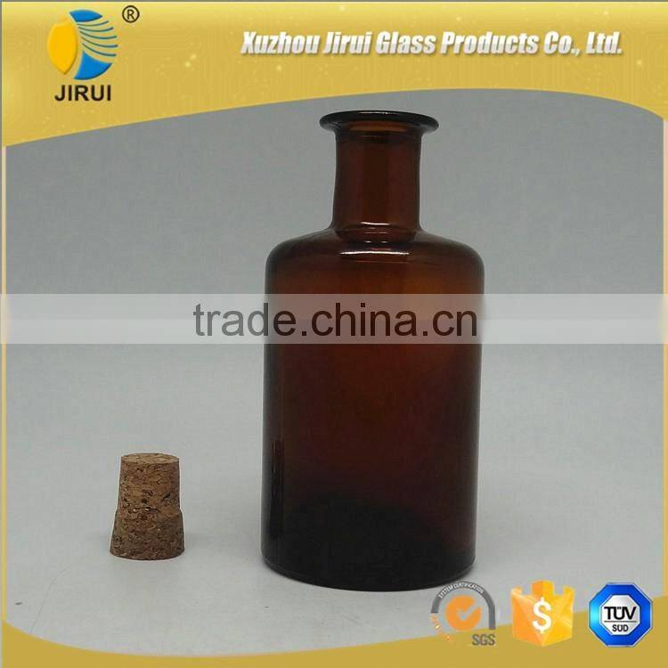 250ml Unique Amber Glass Diffuser Bottle