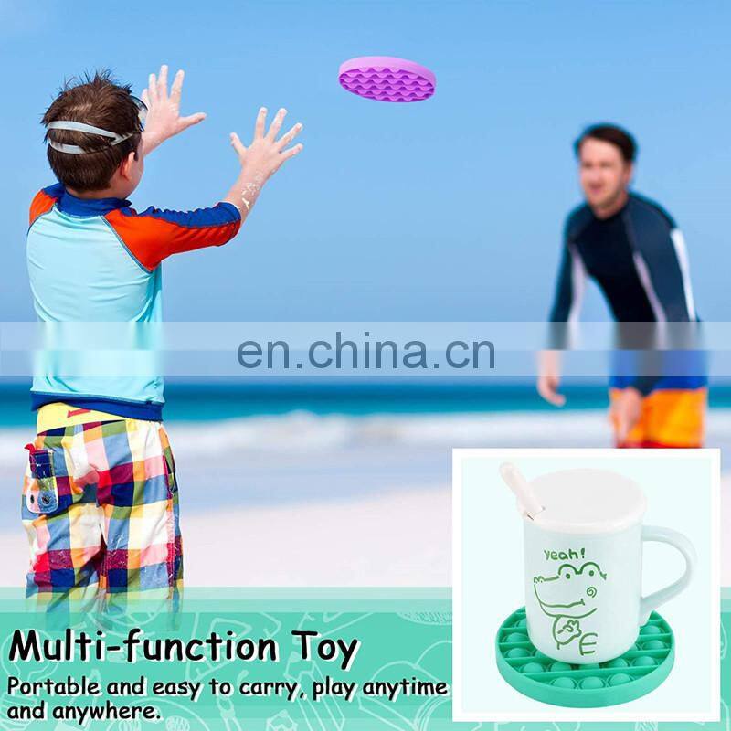 special autism bubble large square baby bubble squishy simple sensory dimple fidget toys with alphabet