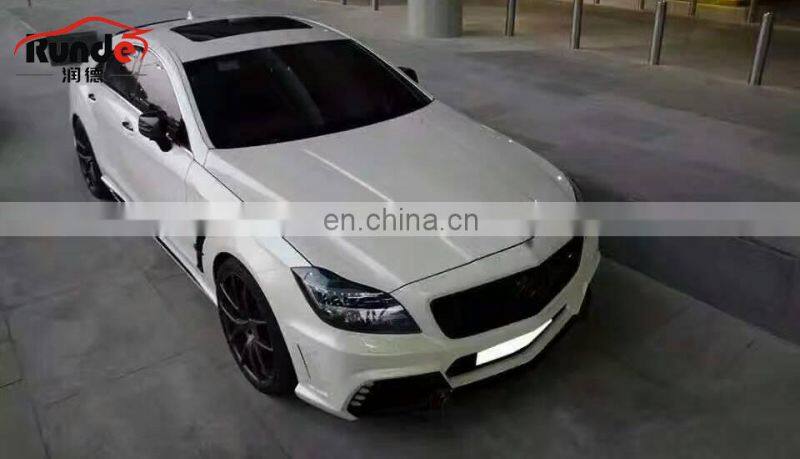 RD WD Style Auto Body Kit With Car Bumper Front Rear Bumper Side Skirts Fender For 2010-2018 Mercedes BENZ C218 body kit