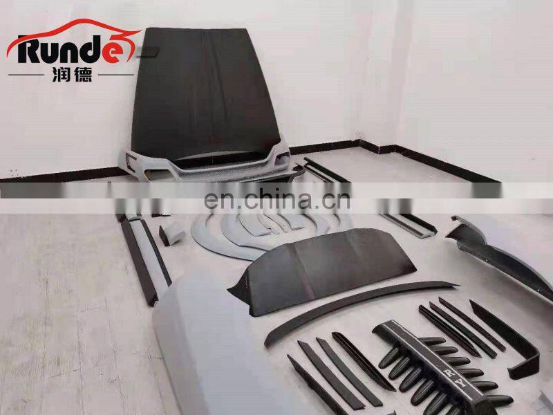 Runde Car Modification Cullinan Update To Mansy Style Car Front Rear Bumper Engine Hood Body Kit For Rolls Royce Cullinan