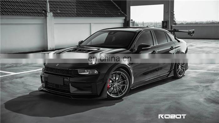 Runde For Lynk & Co 03 Upgrade Robot Style Newest Body Kit Front Lip Rear Diffuser Spoiler Side Skirts Wide Wheel Eyebrows