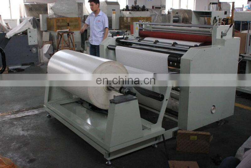 Roll to sheet cutting machine with slitting function for paper label sticker PET PVC film