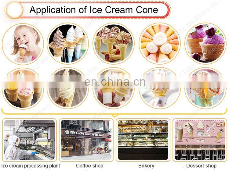 automatic fish shape wafer ice cream cone making machine