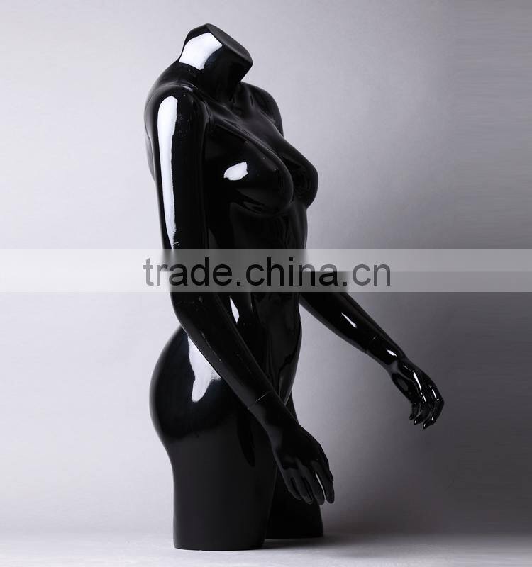 window display high quality fiberglass female torso mannequin