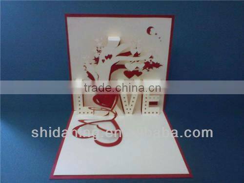 handmade greeting card pop up card 3d card