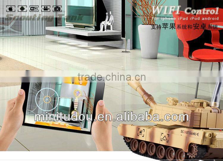 WIFI remote-controlled photography video rc tank (WIFI control, real-time transmission)