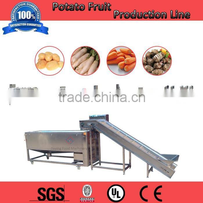 Industrial Automatic Carrot/Taro/ Sweet Potato Peeling Machine With Brush Rollers