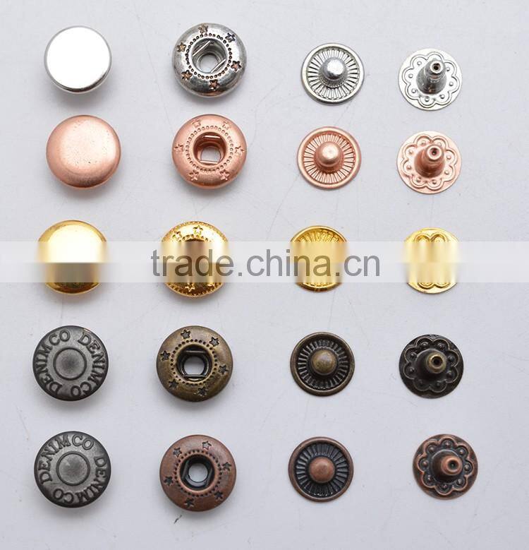 China Wholesale Fastenering Custom Metal Fashion Jewelry Snap Button