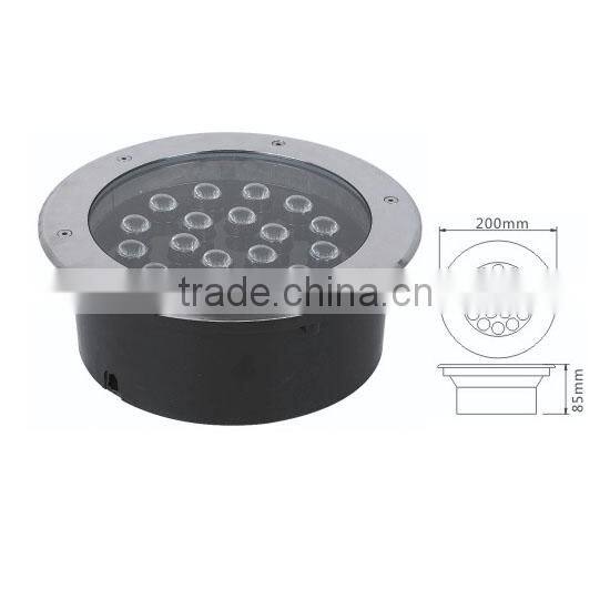 Stainless Steel 12W IP68 LED Underground Light 12W RGB LED Underground Pool Light