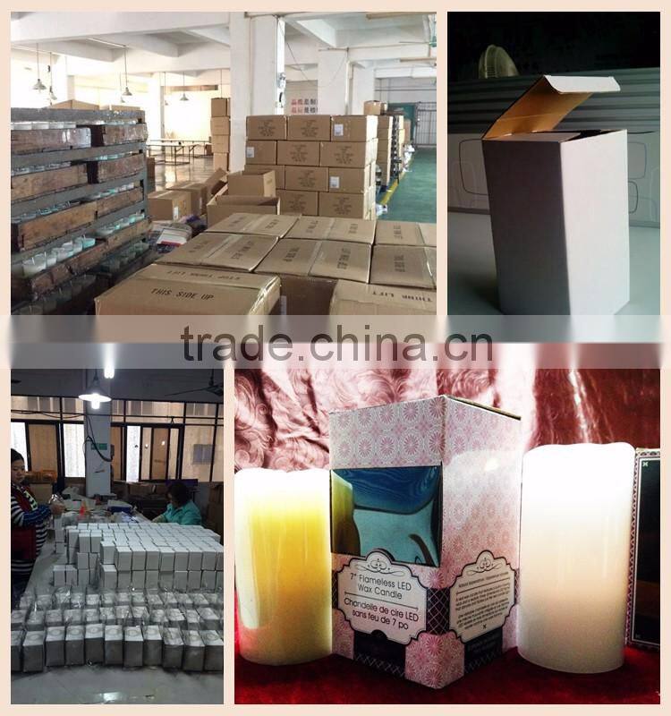 Reative soy wax candle gift set wholesale, wax LED candle, flameless LED candles