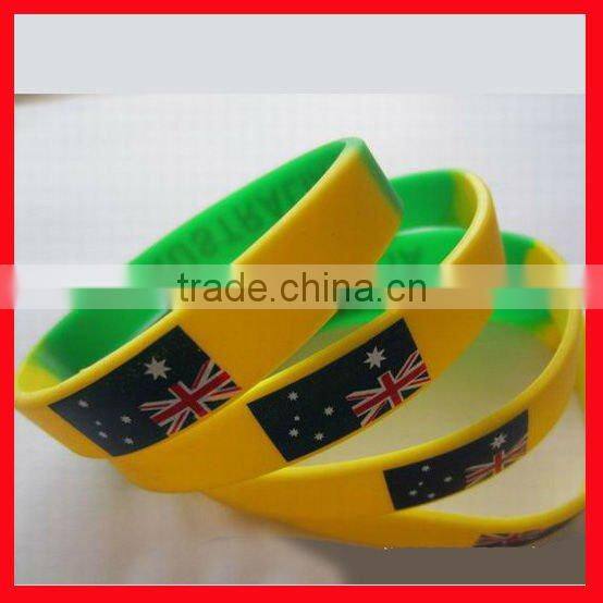 fashion one world one dream silicone red bracelet