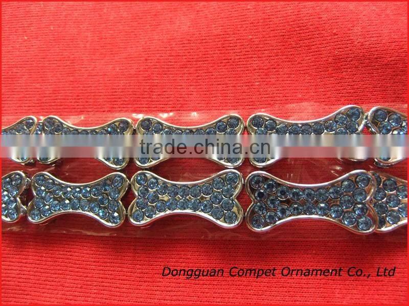 Produce 10 mm slide charm bone DIY zinc alloy accessories