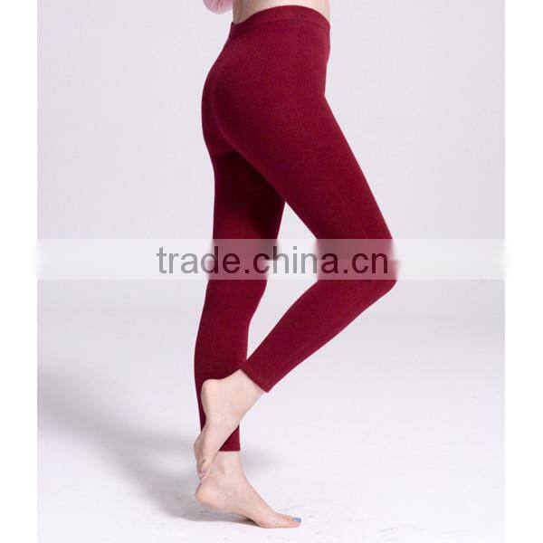 wear under skirt black Cashmere leggings for women