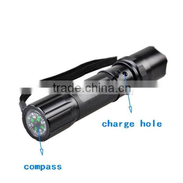 Rechargeable Ultraviolet UV Light Stains Finder UV LED Flashlight