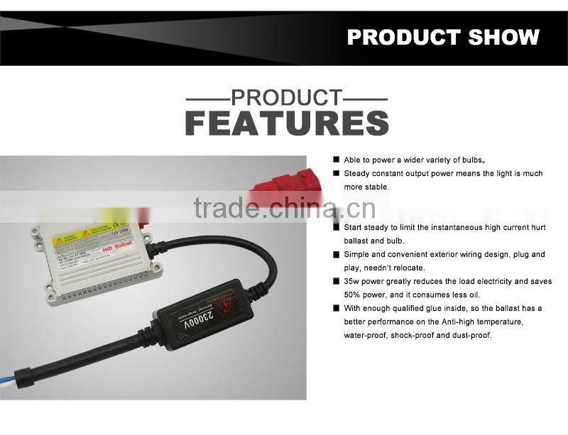 Auto lighting industry repair kit xenon hid ballast 35w 23000v