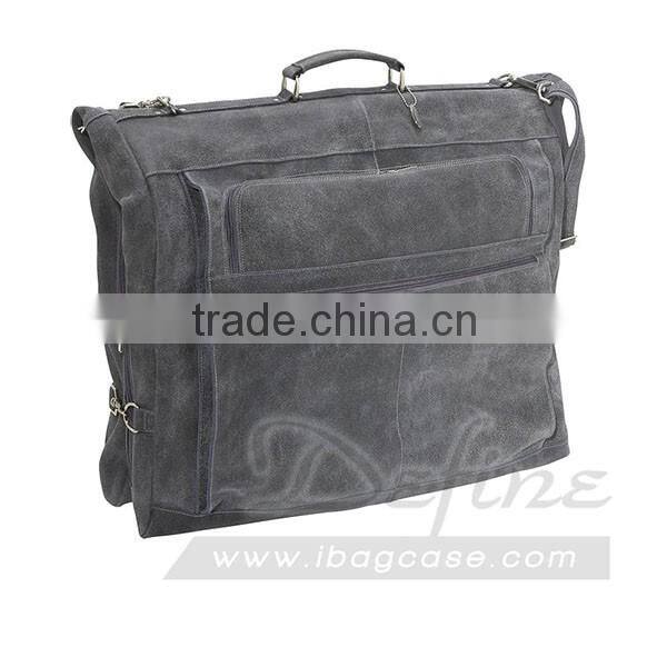 Suit Garment Bag foldable Suit Packaging Bags For Dress with pockets