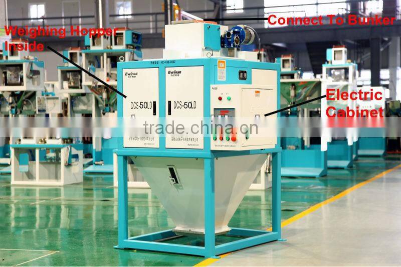 electric grain flow scale for bean with plc control