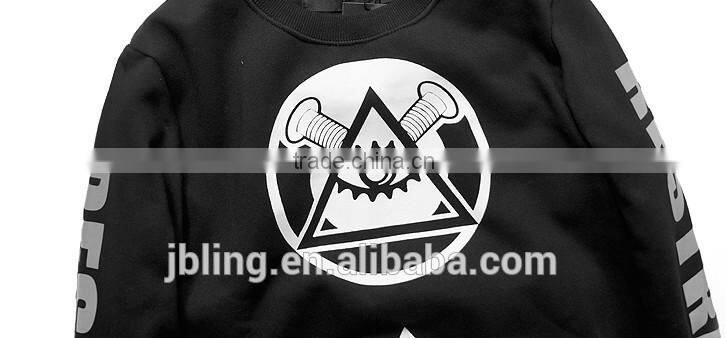 custom 3m relective pentagram sweatshirt