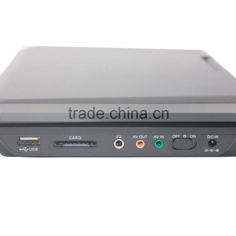 new year promotion! 9 inchs super thin portable dvd player with 270 degree rotation TFT LCD screen