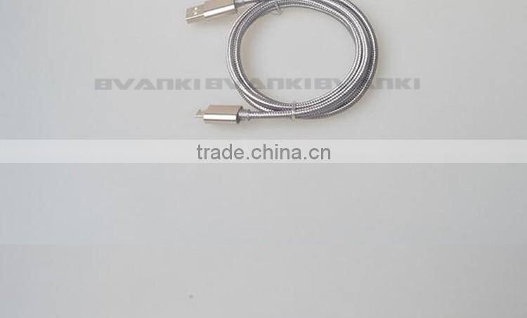 Top Selling Products 2015 Wholesale Nylon Braided USB Charger Cable for Android Mobile Nylon Braided Micro USB Data Cable