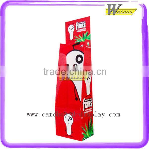 Supermarket Promotion Dump Bin Cardboard Newspaper Display Stand