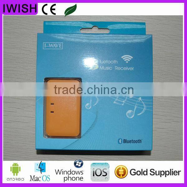 for iphone ipod wireless music bluetooth receiver with 30-pin dock speaker