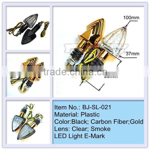 Universal emarked abs housing 12V motorcycle led turn signal