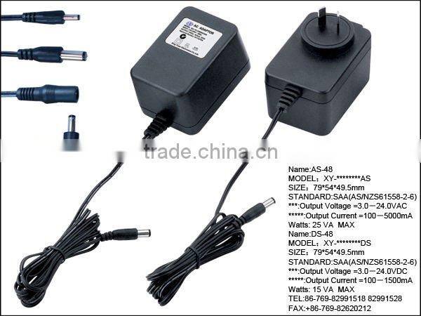 UL CE GS BS SAA Multi Plug AC or DC Plugs Adapter
