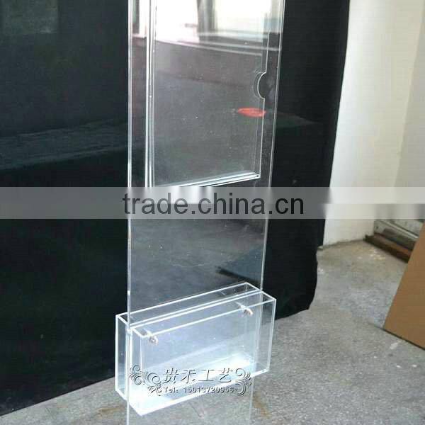 clear brochure holder, magazine rack, brochure holder floor stand for magazines