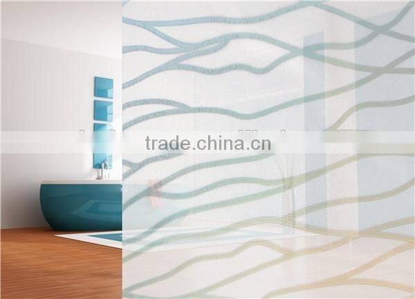 Laser frosted decorative window film for home decoration