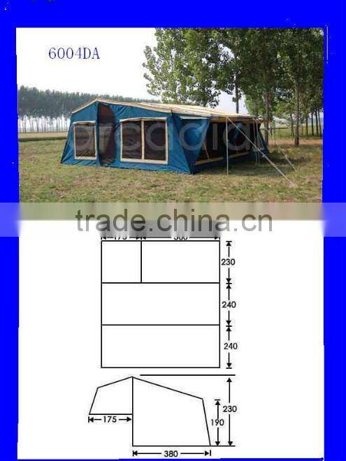 high quality camper trailer with tent