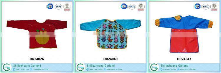 china supplier art and crafts foreign kids games kids painting smock apron