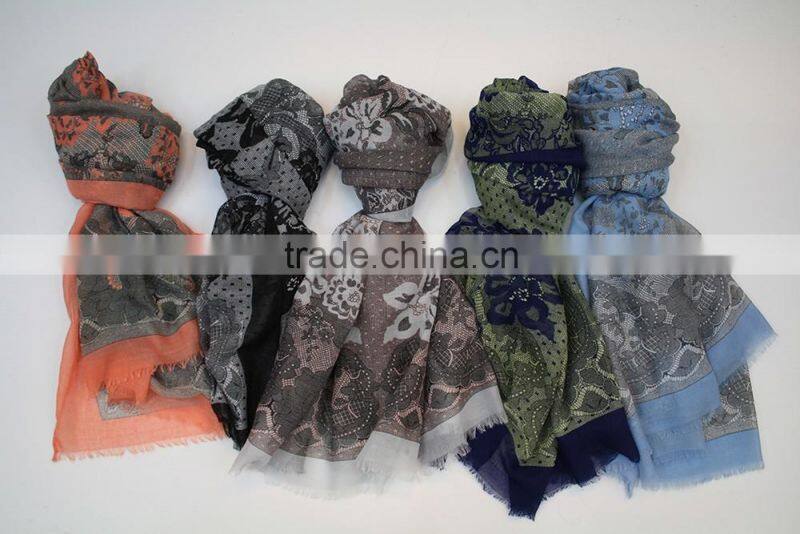 OEM Print Viscose Scarf For Women