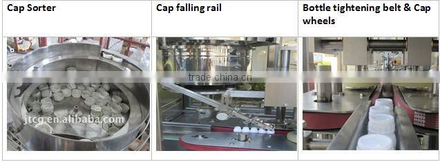 Automatic shampoo lid screw capping machine