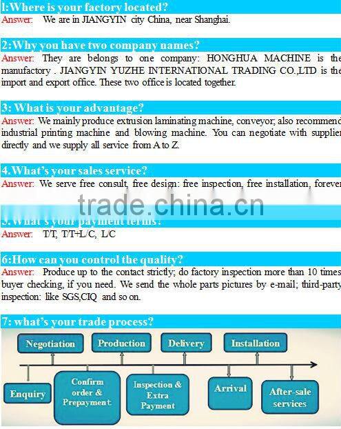 High speed Purchasing Bag Making Two Sides Printing Machine