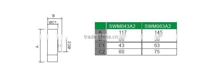CASTANA LED stainless steel wall light IP65 outdoor wall lighting