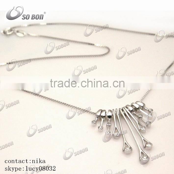 hot sale 925 silver jewellery necklace, wholesale hot agate pendant 925 silver jewellery necklace