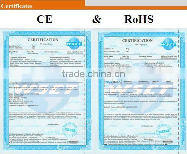 high power energy saving 3w rgb led downlight