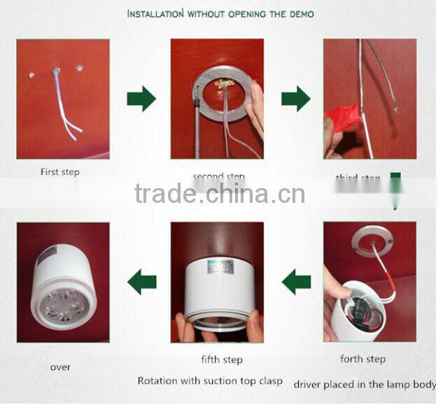 30W Square Epistar Surface Mounted Ceiling cob downlights