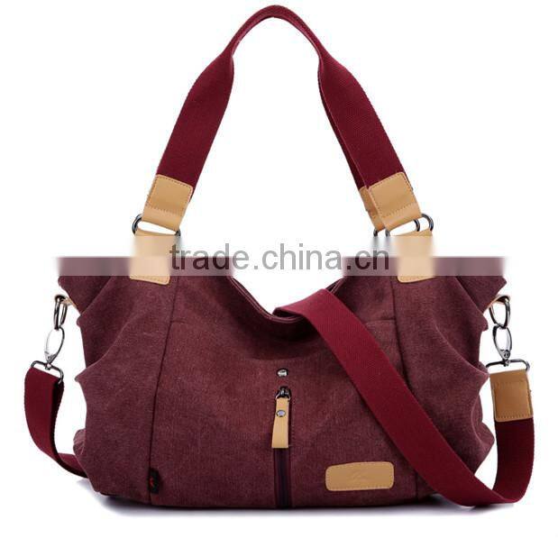 2014 Fashion design custom canvas bag tote bag wholesale canvas bag