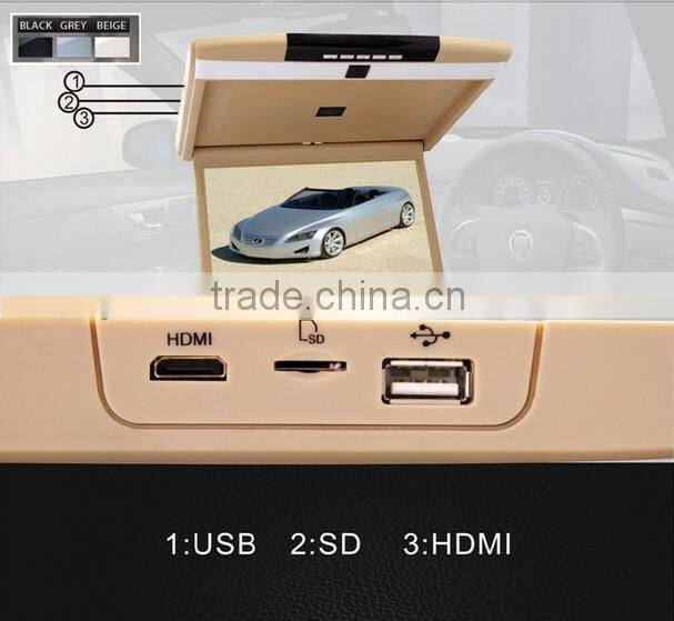 Hdmi Input Car Monitor Car 15" Roof Mount Monitor