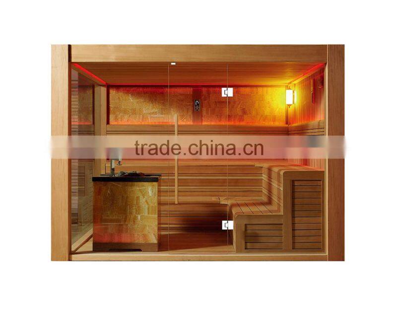 2015 new design red cedar sauna room 4-5 persons WS-1500