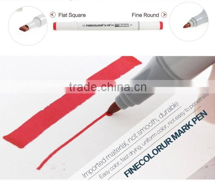 Bianyo Artist Double Headed Marker Set 36/48/60/72 Design Mark Pen Animation Design Paint Sketch Copic Markers for Drawing